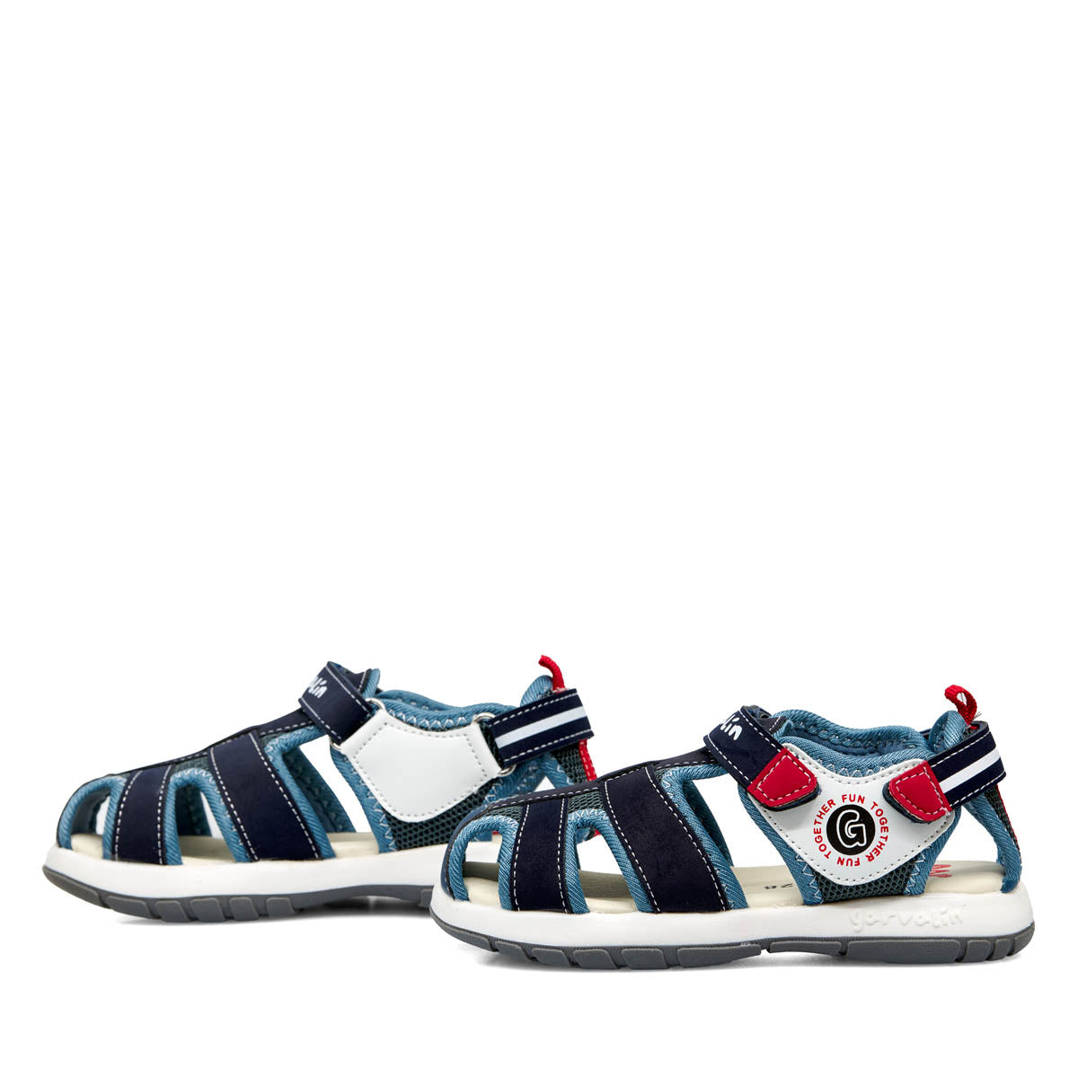 GARVALIN CHILDREN SANDALS NAVY BLUE