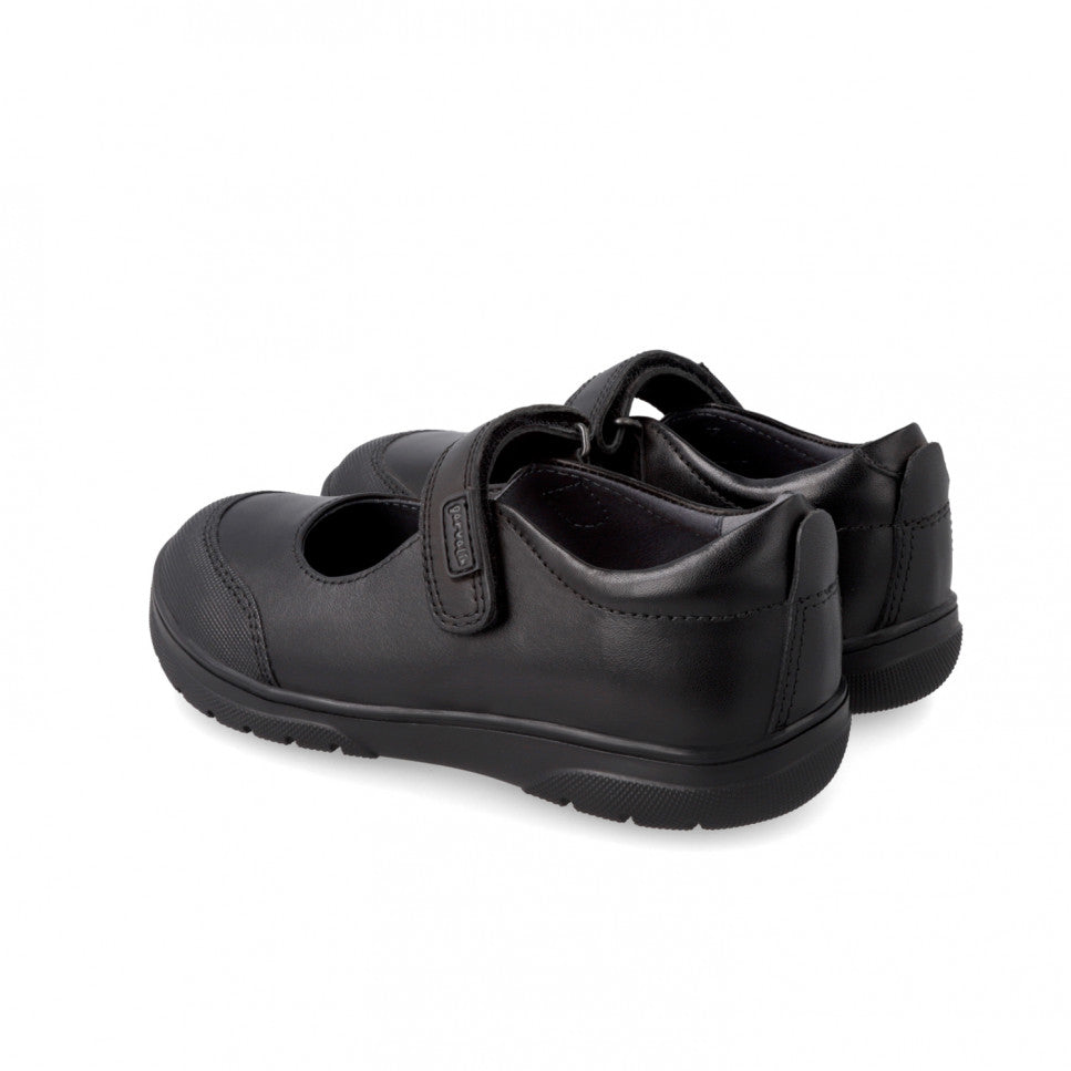GARVALIN NAPA CHILDREN SCHOOL SHOES BLACK