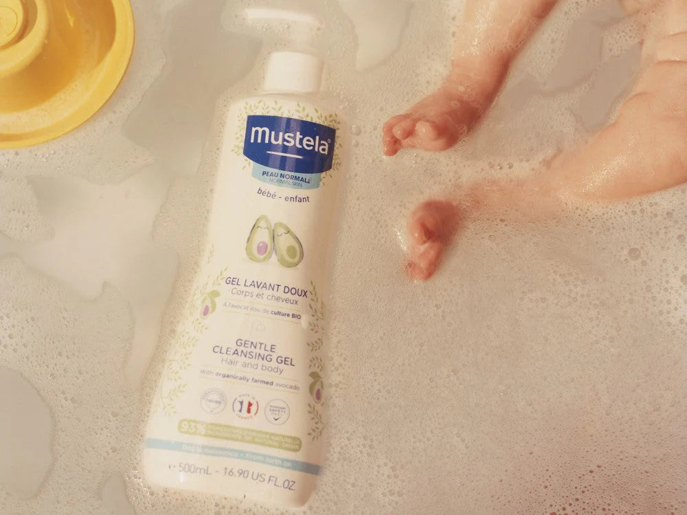 MUSTELA GENTLE BABY WASH GEL WITH ORGANIC AVOCADO 500ML
