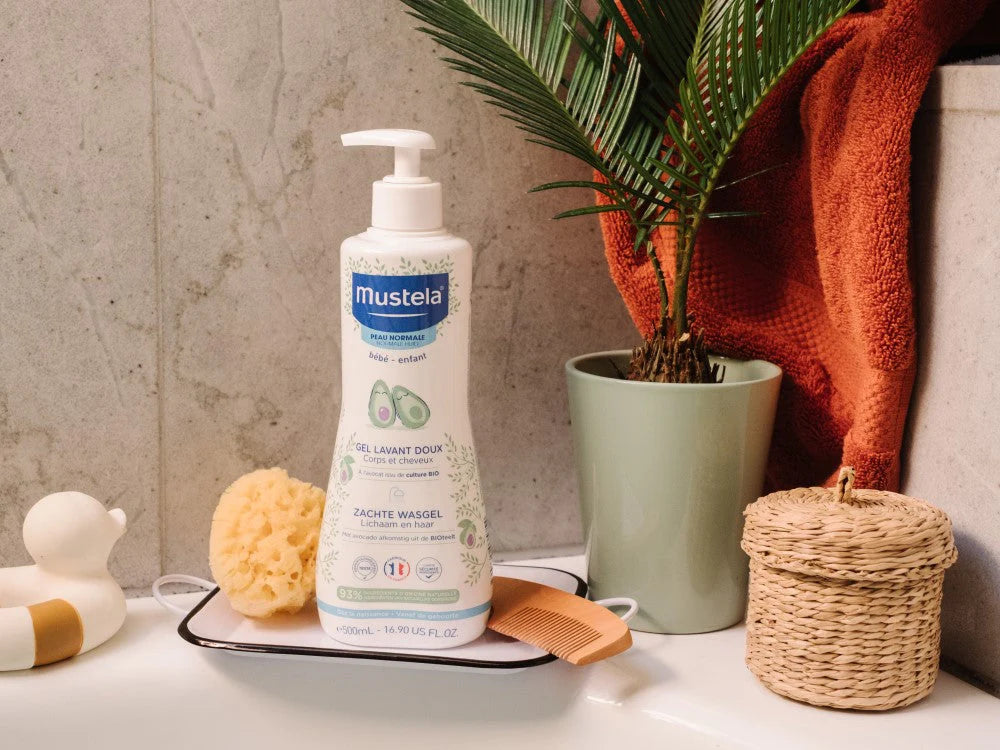 MUSTELA GENTLE BABY WASH GEL WITH ORGANIC AVOCADO 500ML