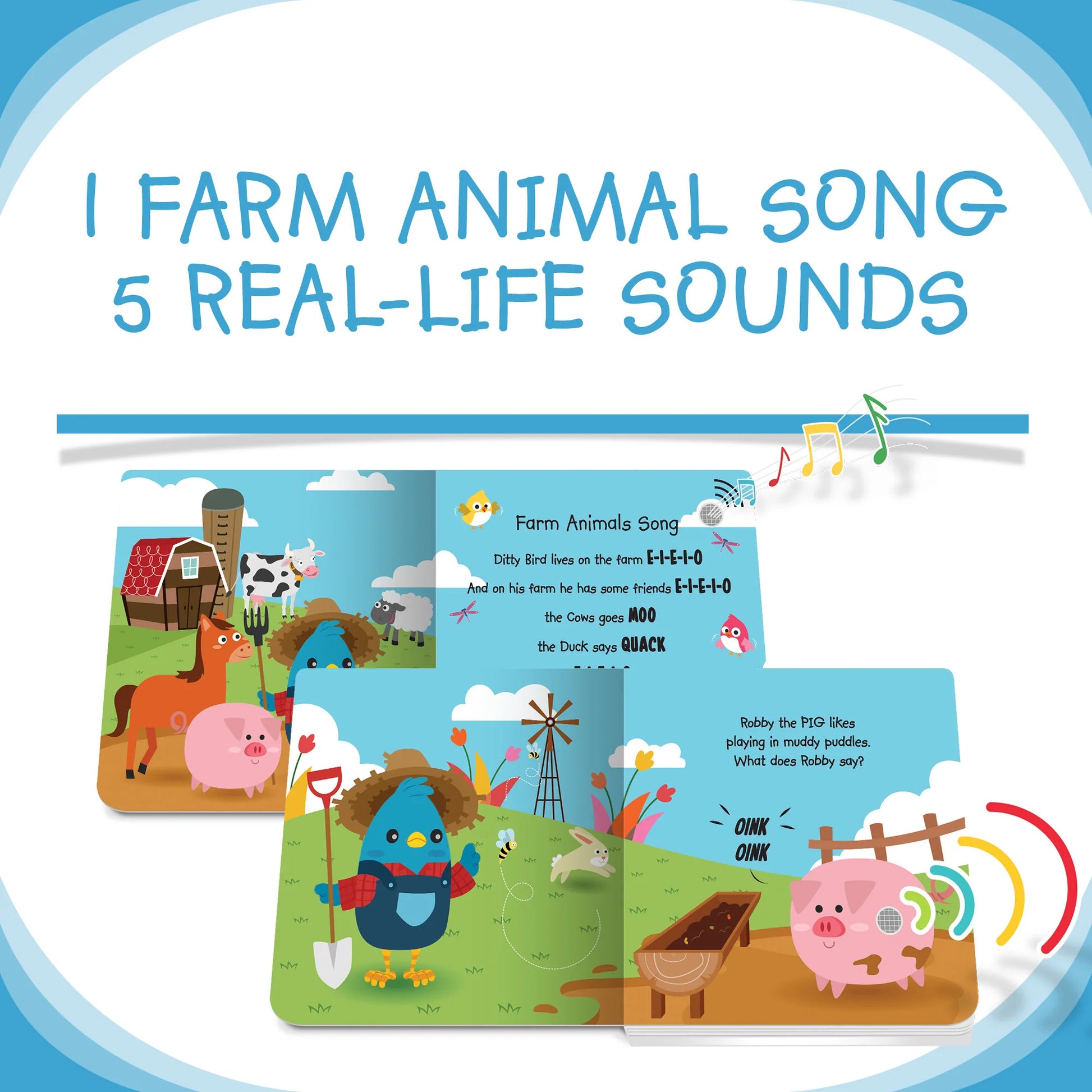 DITTY BIRD SOUND BOOK - FARM ANIMAL SOUNDS