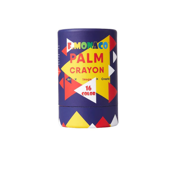 FLOWER MONACO PALM CRAYON 16 COLORS