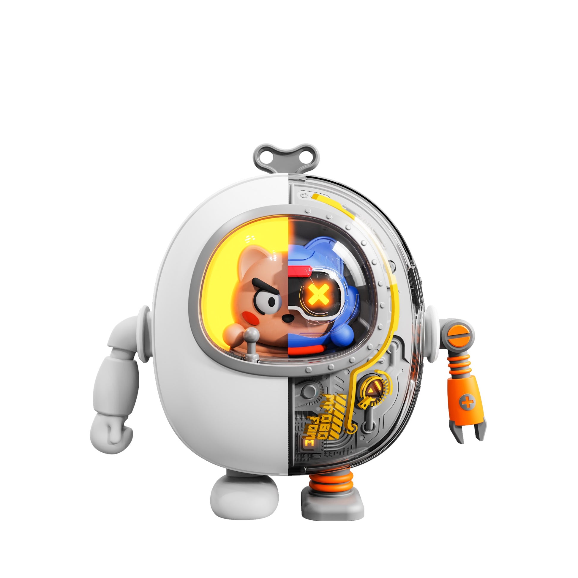 NEMIBABY MOBILE HANDSFREE ROBOT FAN - WHITE