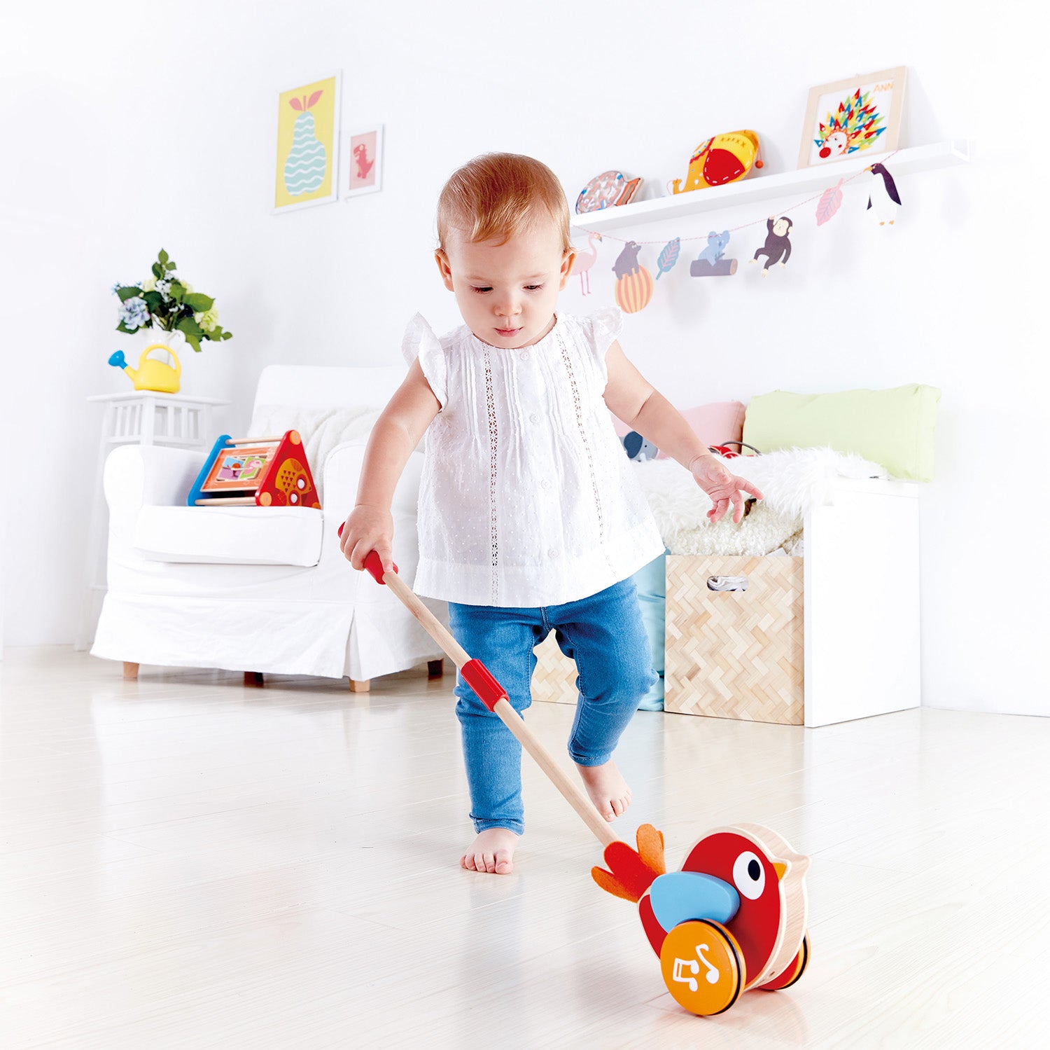 HAPE LILLY MUSICAL PUSH ALONG