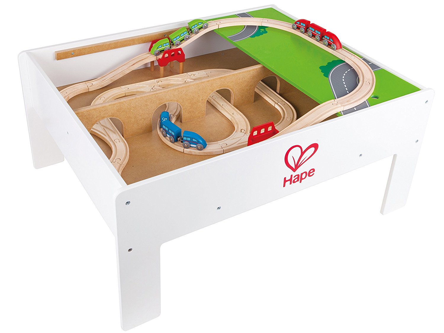 HAPE REVERSIBLE TRAIN & STORAGE TABLE