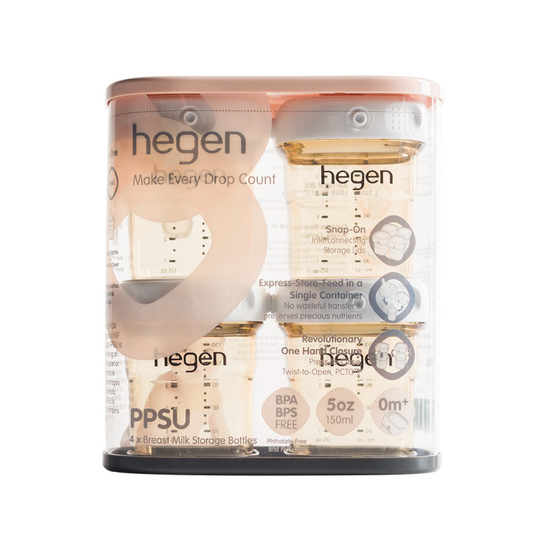 HEGEN PCTO™ BREAST MILK STORAGE PPSU 150ML/5OZ (4 PACK)
