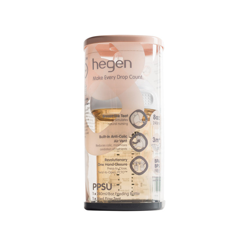 HEGEN PCTO™ FEEDING BOTTLE PPSU 240ML/8OZ - baby enRoute