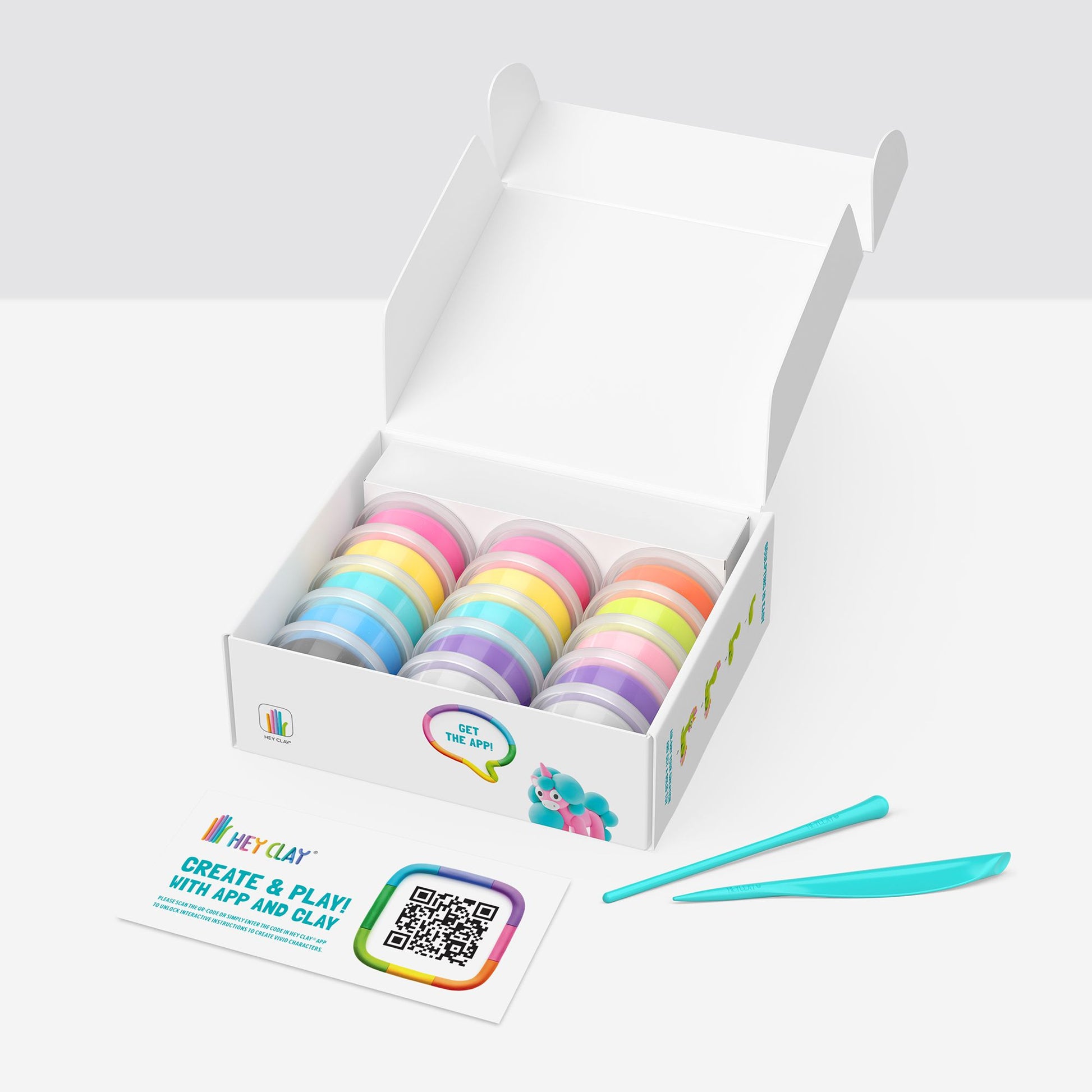 Hey Clay Clay Set Rainbow Unicorns