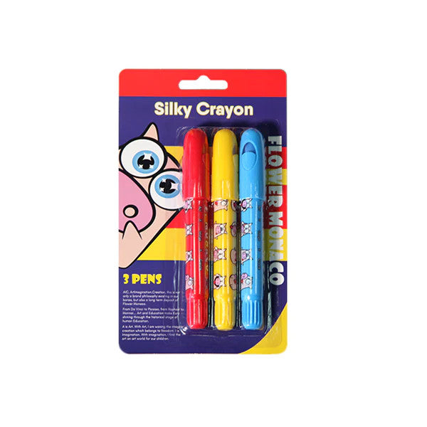 FLOWER MONACO SILKY CRAYON 3 COLORS