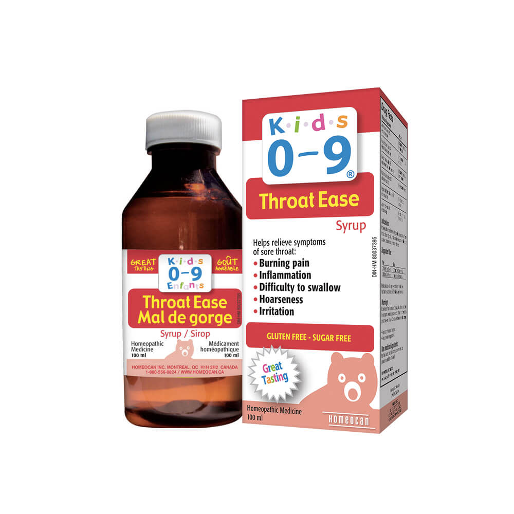 HOMEOCAN KIDS 0-9 THROAT EASE SYRUP 100ML