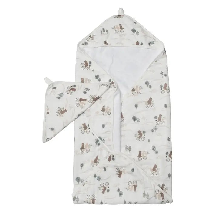 LOULOU LOLLIPOP HOODED TOWEL SET