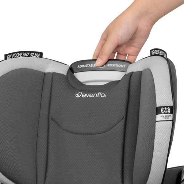 EVENFLO GOLD REVOLVE360 SLIM 2-IN-1 ROTATIONAL CAR SEAT WITH SENSORSAFE