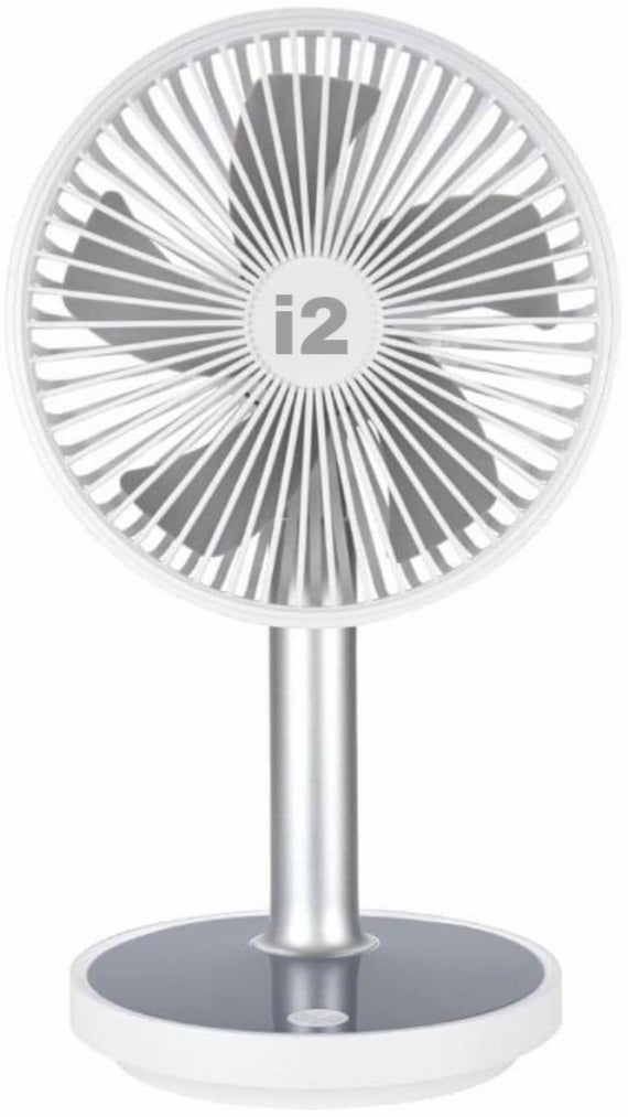 I2 DESKTOP 4 SPEED LITHIUM FAN WITH NIGHTLIGHT