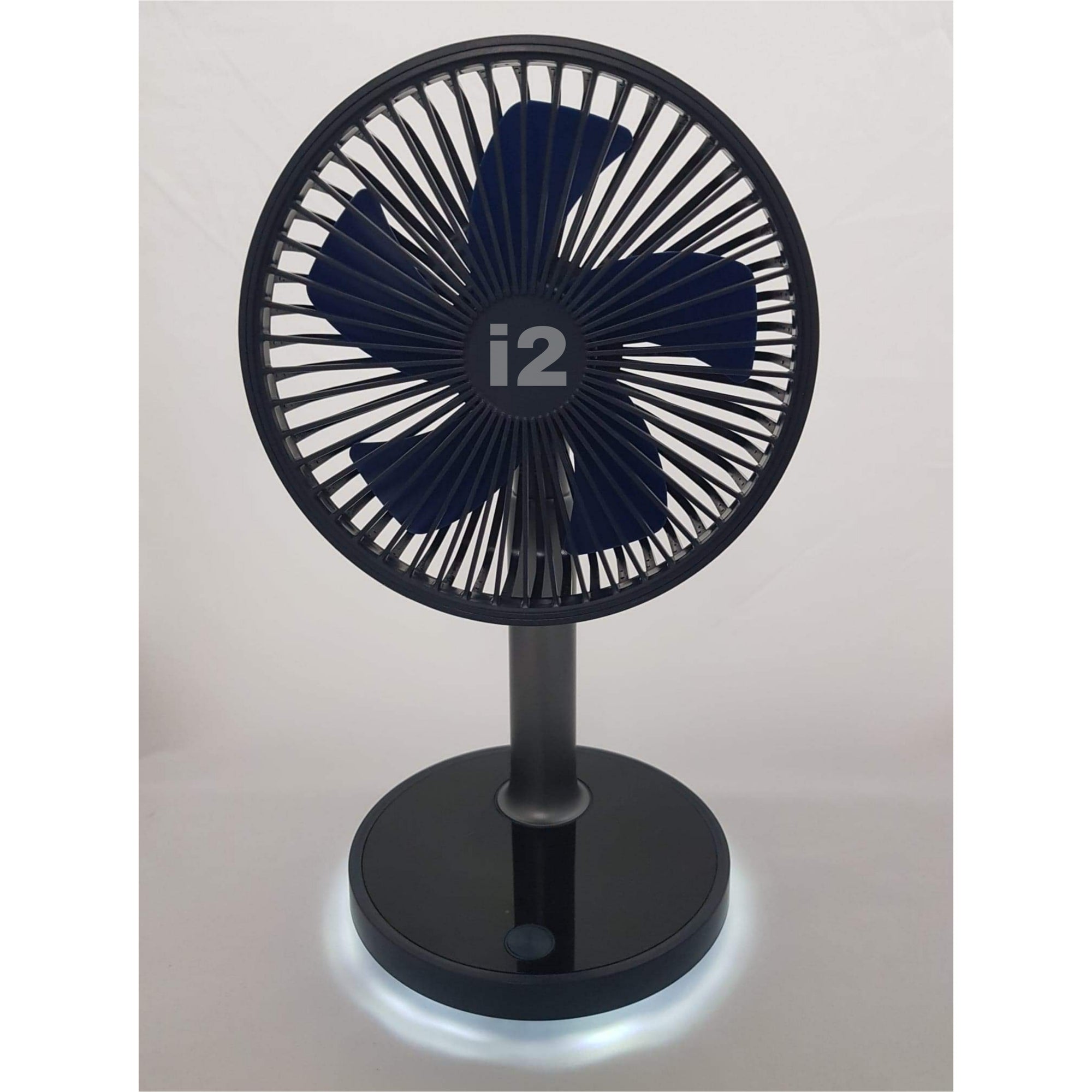 I2 DESKTOP 4 SPEED LITHIUM FAN WITH NIGHTLIGHT