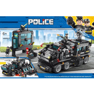Handsome Building Block Series Satellite Armored Vehicle 1459pcs