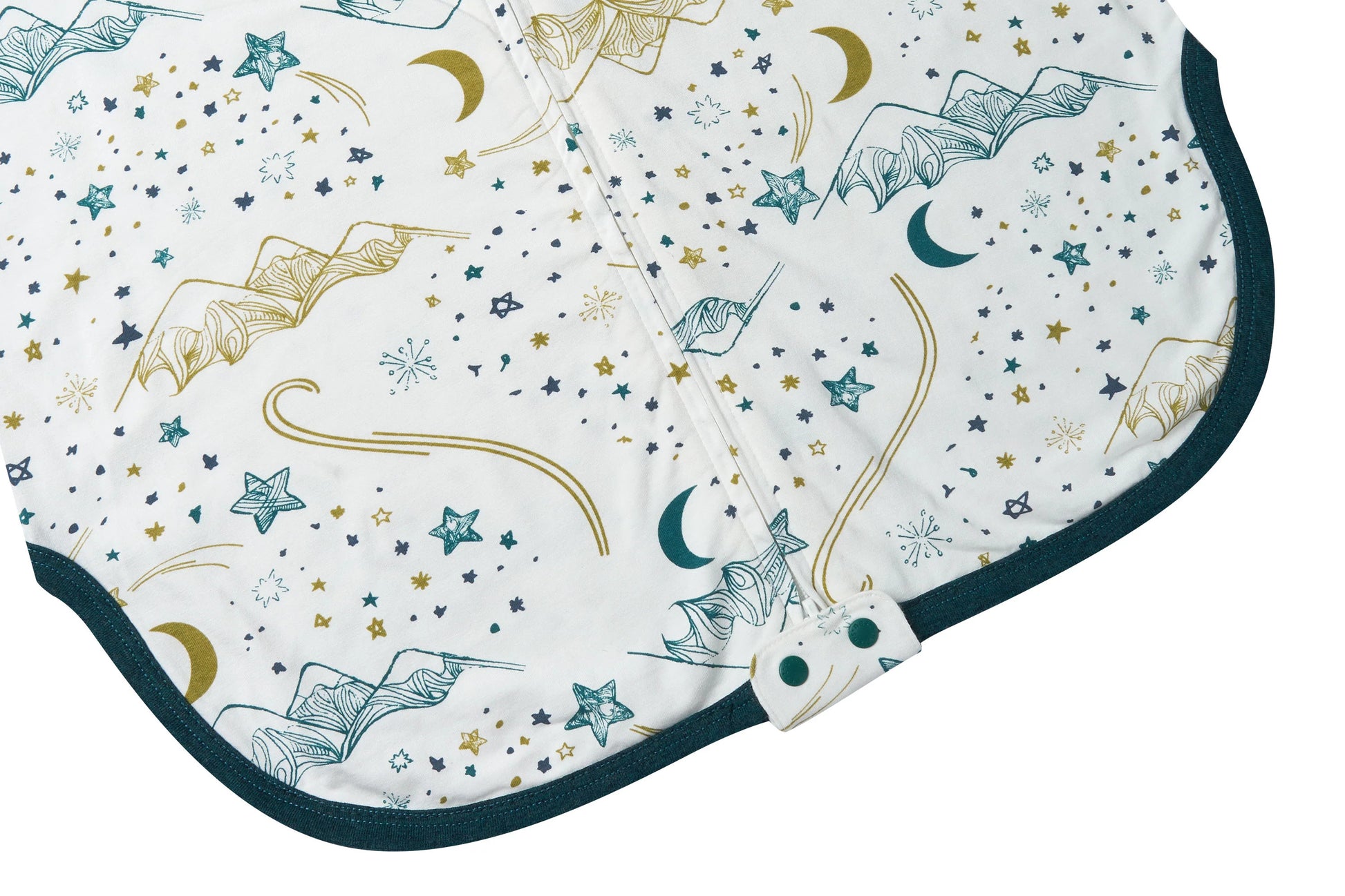 NEST DESIGNS BAMBOO JERSEY SWADDLE SLEEP BAG 0.25 TOG STARS WHITE 0-6M