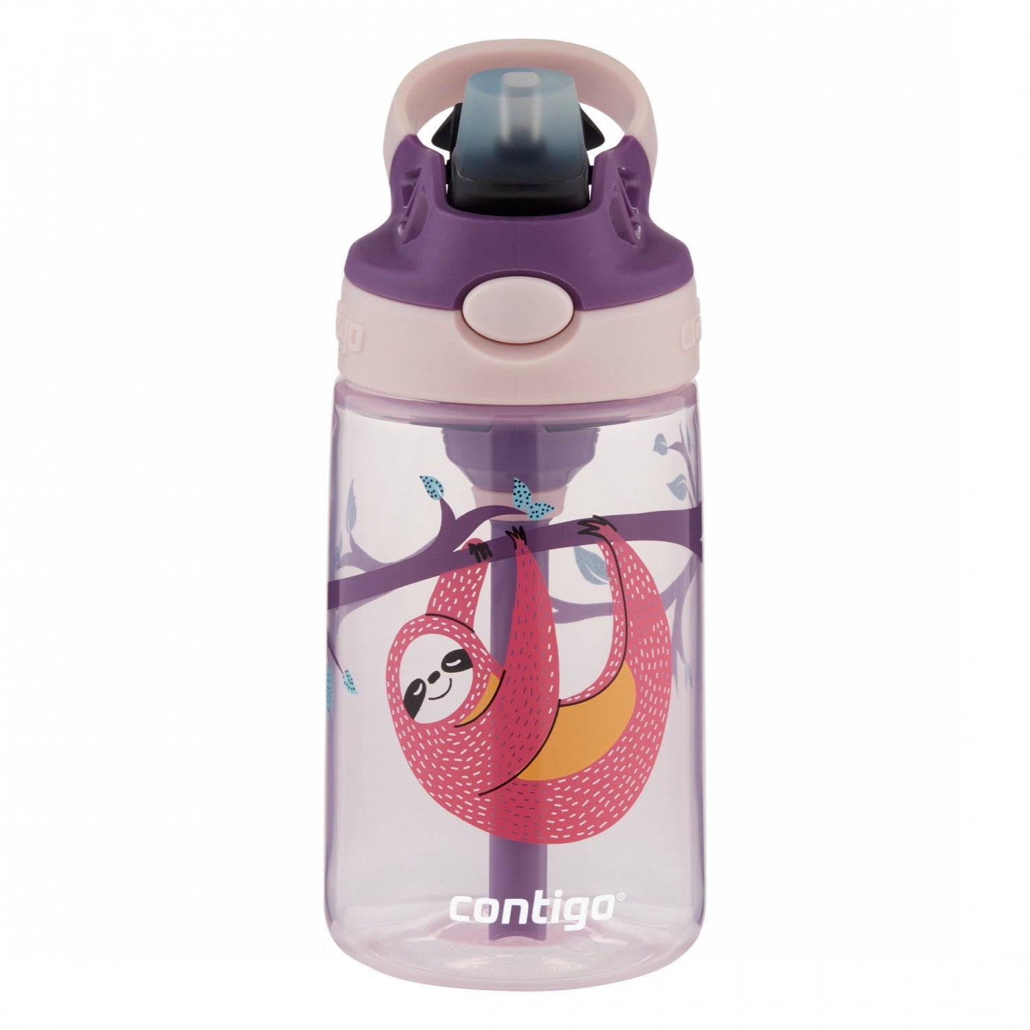Contigo Cleanable 14 oz Sloth Eggplant Popsicle