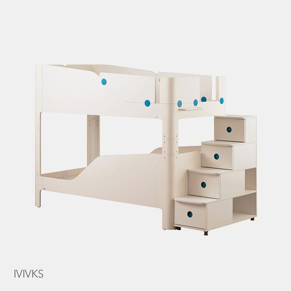 ILOOM TINKLE-POP 2-STORY BED (STAIRS TYPE)