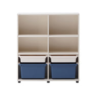 ILOOM EDDI KIDS 3-STORY BOOKSHELF (W PL BOX STORAGE) 950W