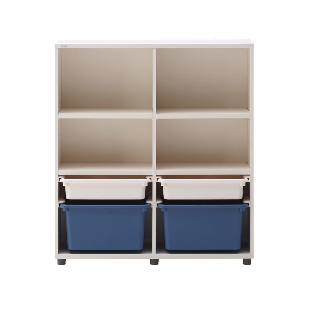 ILOOM EDDI KIDS 3-STORY BOOKSHELF (W PL BOX STORAGE) 950W