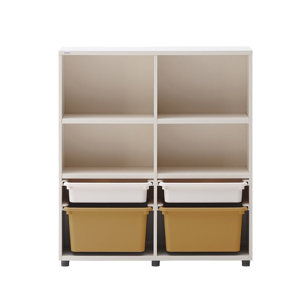 ILOOM EDDI KIDS 3-STORY BOOKSHELF (W PL BOX STORAGE) 950W