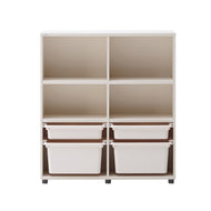 ILOOM EDDI KIDS 3-STORY BOOKSHELF (W PL BOX STORAGE) 950W