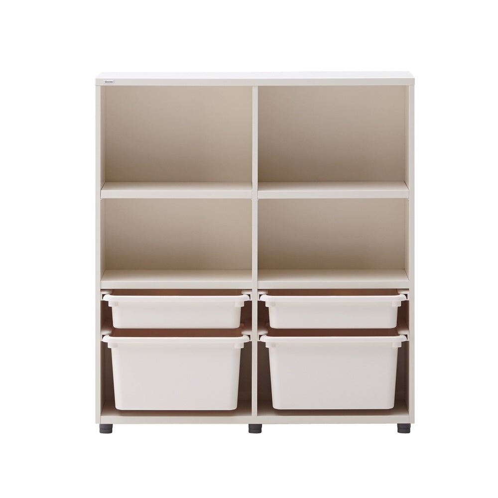 ILOOM EDDI KIDS 3-STORY BOOKSHELF (W PL BOX STORAGE) 950W