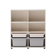 ILOOM EDDI KIDS 3-STORY BOOKSHELF (W PL BOX STORAGE) 950W