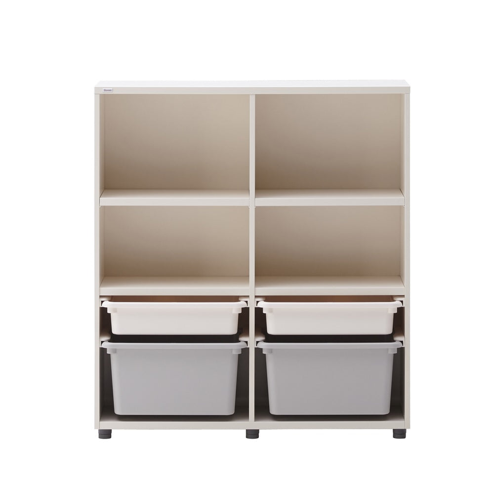 ILOOM EDDI KIDS 3-STORY BOOKSHELF (W PL BOX STORAGE) 950W