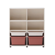 ILOOM EDDI KIDS 3-STORY BOOKSHELF (W PL BOX STORAGE) 950W