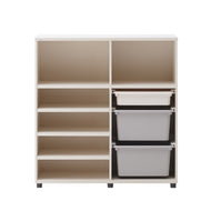 ILOOM EDDI KIDS BOOKSHELF WITH TOY STORAGE