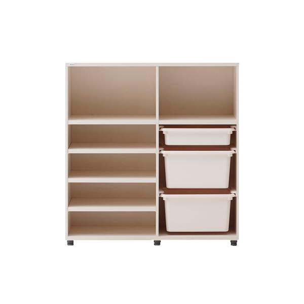 ILOOM EDDI KIDS BOOKSHELF WITH TOY STORAGE