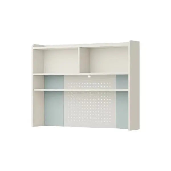 Iloom Linki Plus stacking shelf white with blue panels