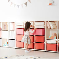 ILOOM EDDI KIDS 3-STORY CABINET 1400W (W PL BOX STORAGE)