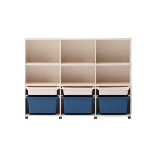 ILOOM EDDI KIDS 3-STORY BOOKSHELF 1400W (W PL BOX STORAGE)