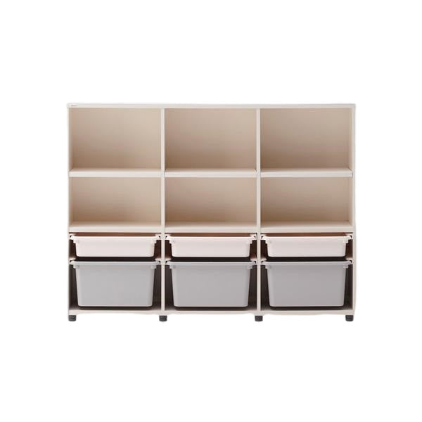 ILOOM EDDI KIDS 3-STORY BOOKSHELF 1400W (W PL BOX STORAGE)
