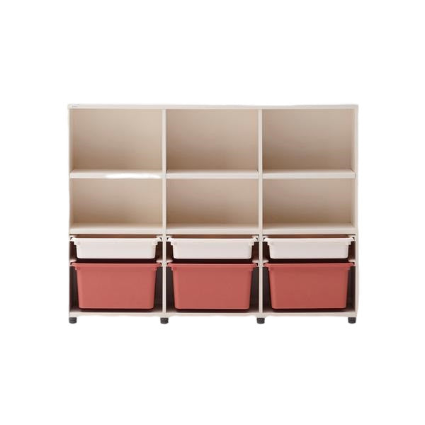 ILOOM EDDI KIDS 3-STORY BOOKSHELF 1400W (W PL BOX STORAGE)