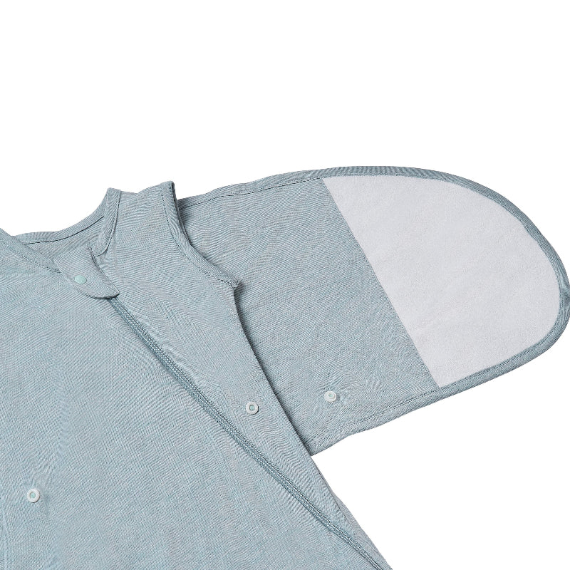 Nest Designs Avocado Bamboo Startle Stop Sleep Bag 0.5 Tog Slate