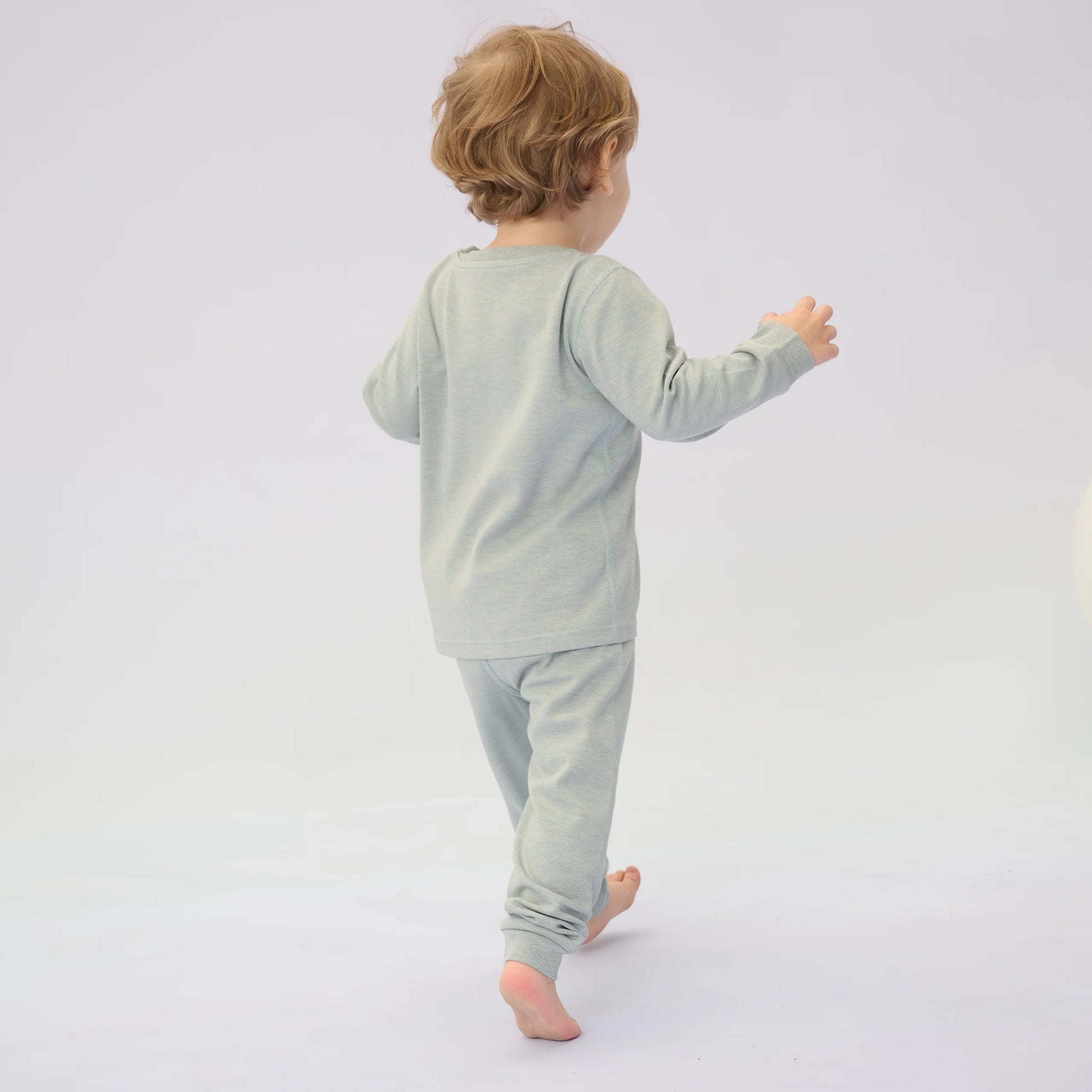 Nest Designs Tanboocel Two-Piece Long Sleeve Pj Set Slate