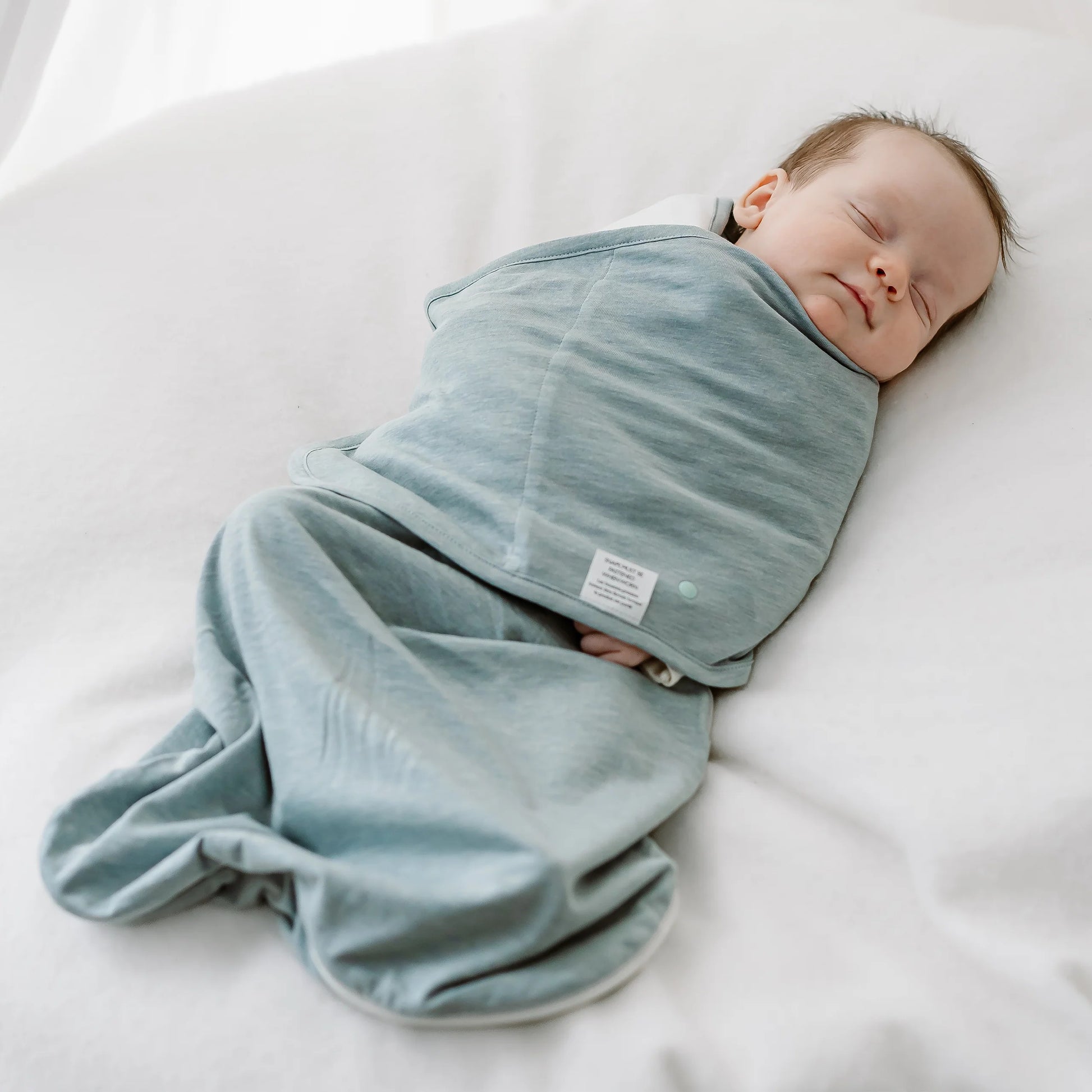 Nest Designs Avocado Bamboo Startle Stop Sleep Bag 0.5 Tog Slate