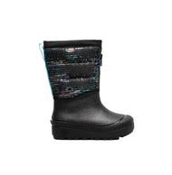 Bogs Snow Boots Shell Zip Metallic Stripes