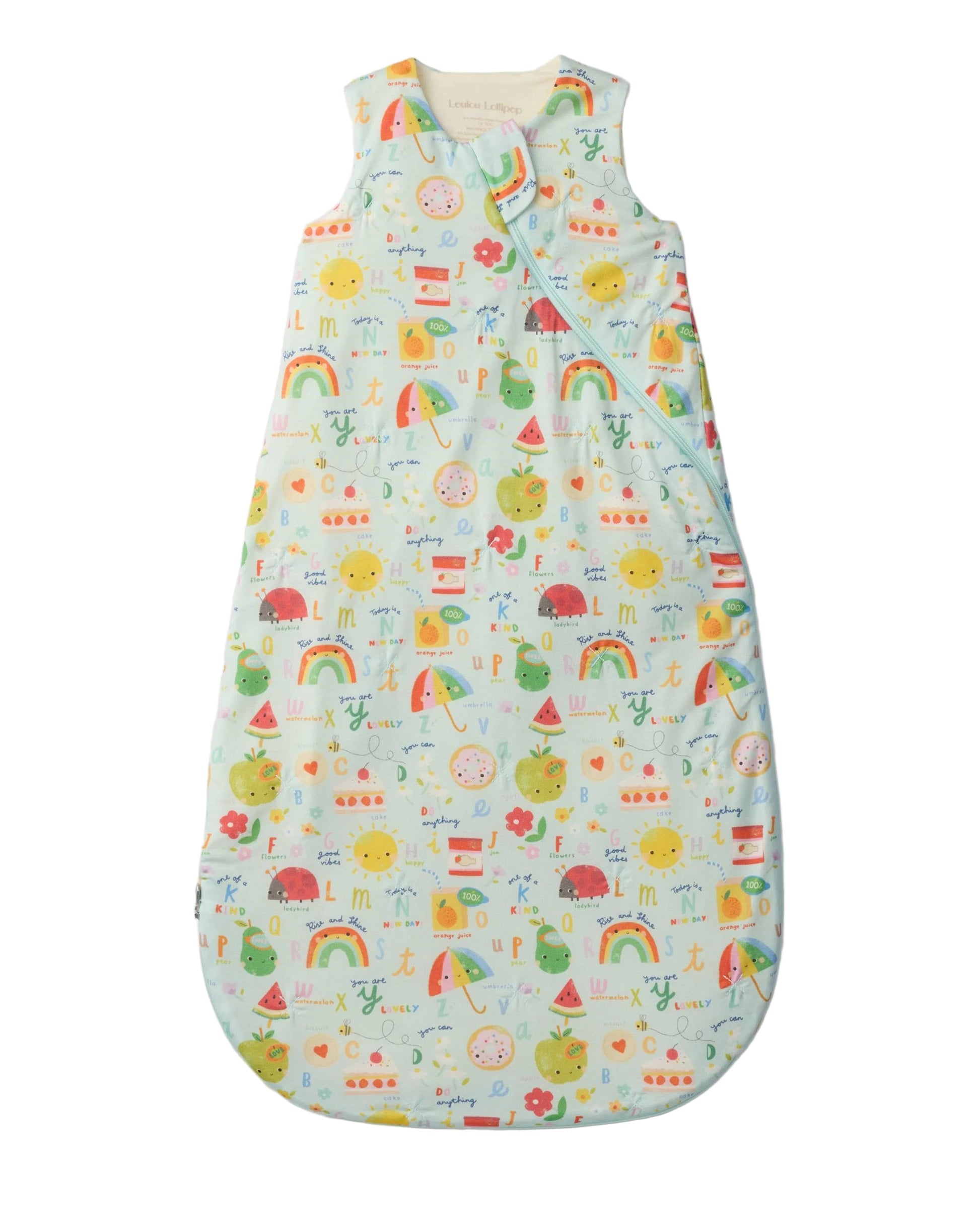 Loulou Lollipop TENCEL™ Sleep Bag 1.0 TOG Alphabet Smiles