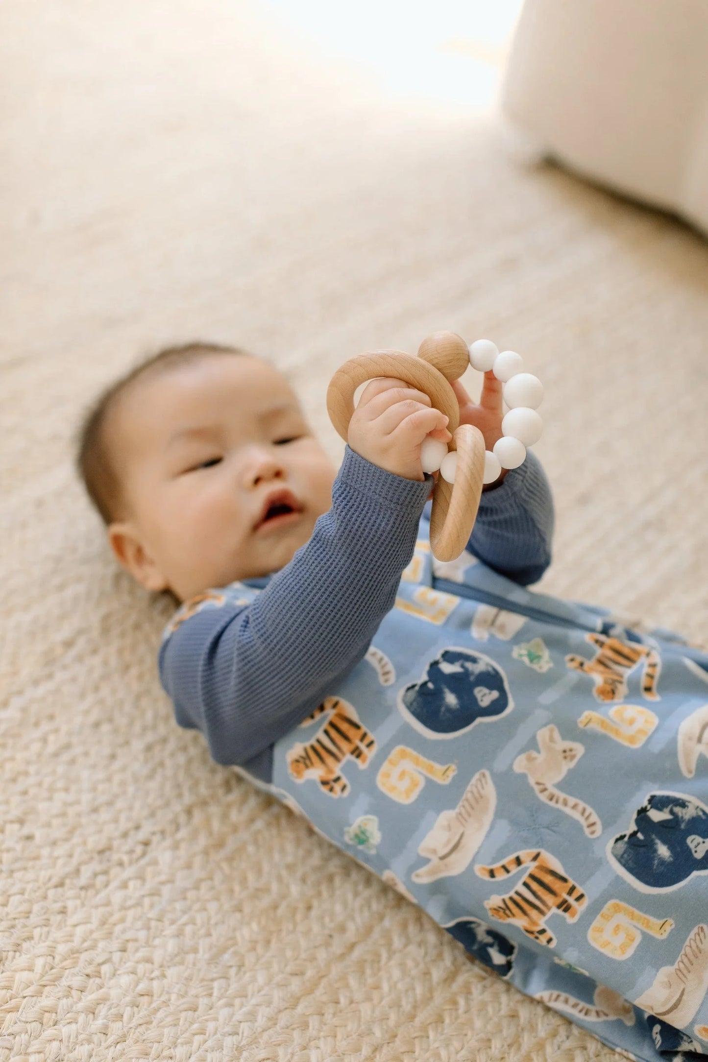 Loulou Lollipop TENCEL™ Sleep Bag 1.0 TOG Jungle Friends