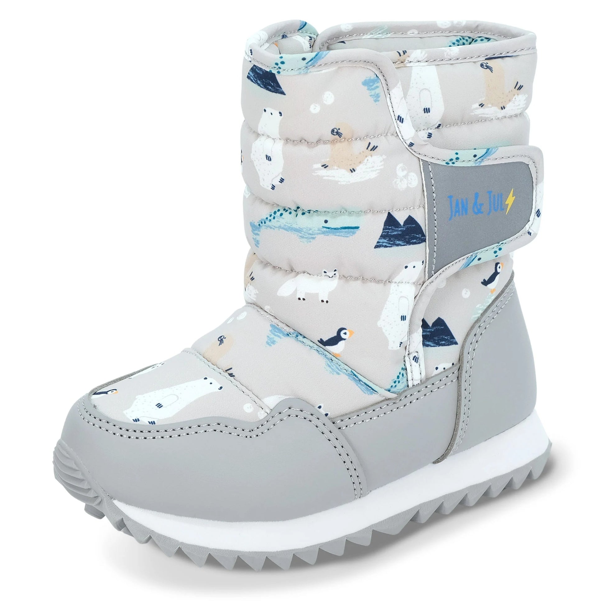 Jan & Jul Kids Tall Puffy Winter Boots Polar Pals