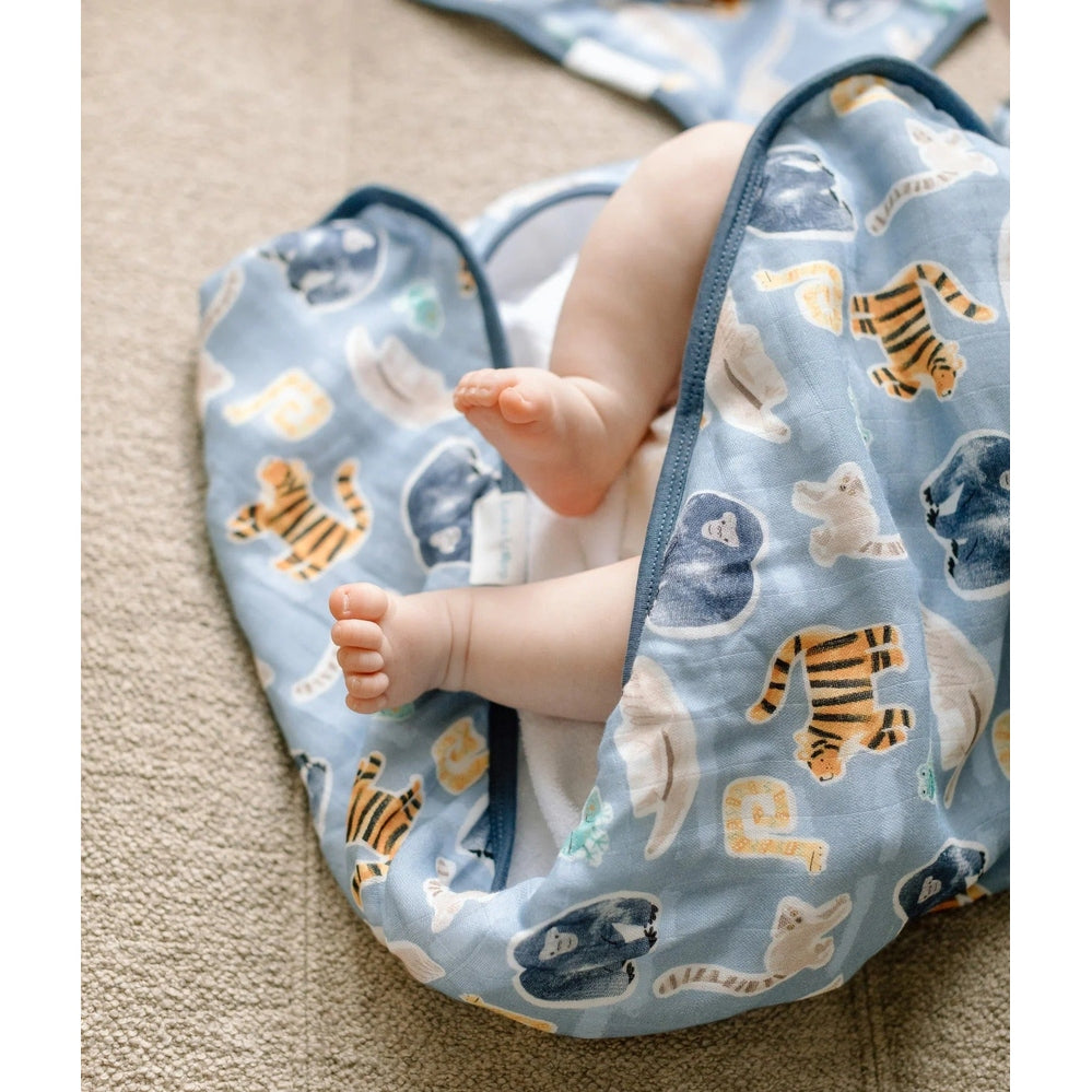Loulou Lollipop TENCEL™ Sleep Bag 1.0 TOG Jungle Friends
