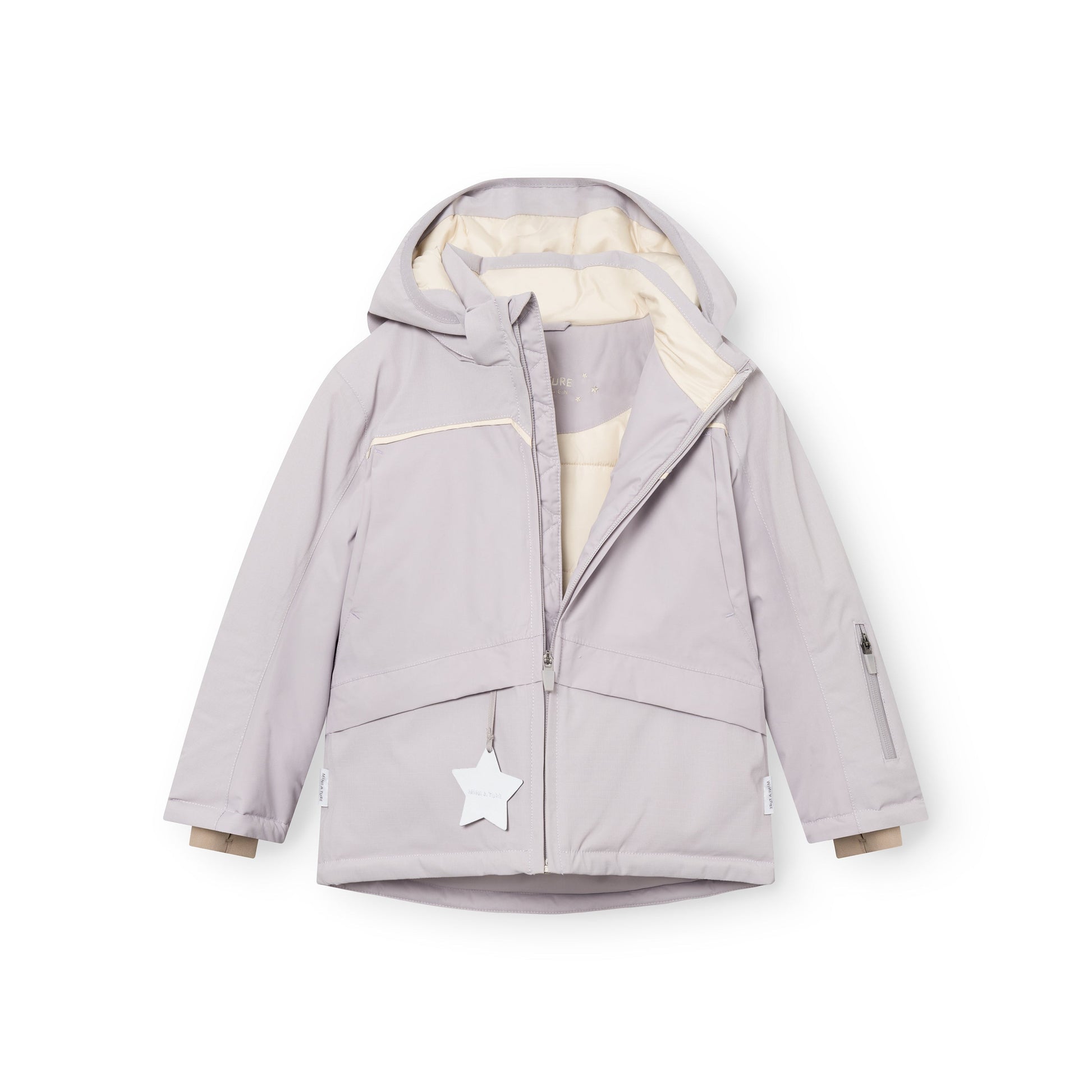 Mini A Ture Matadane Ski Tech Jacket Grs Purple Raindrops