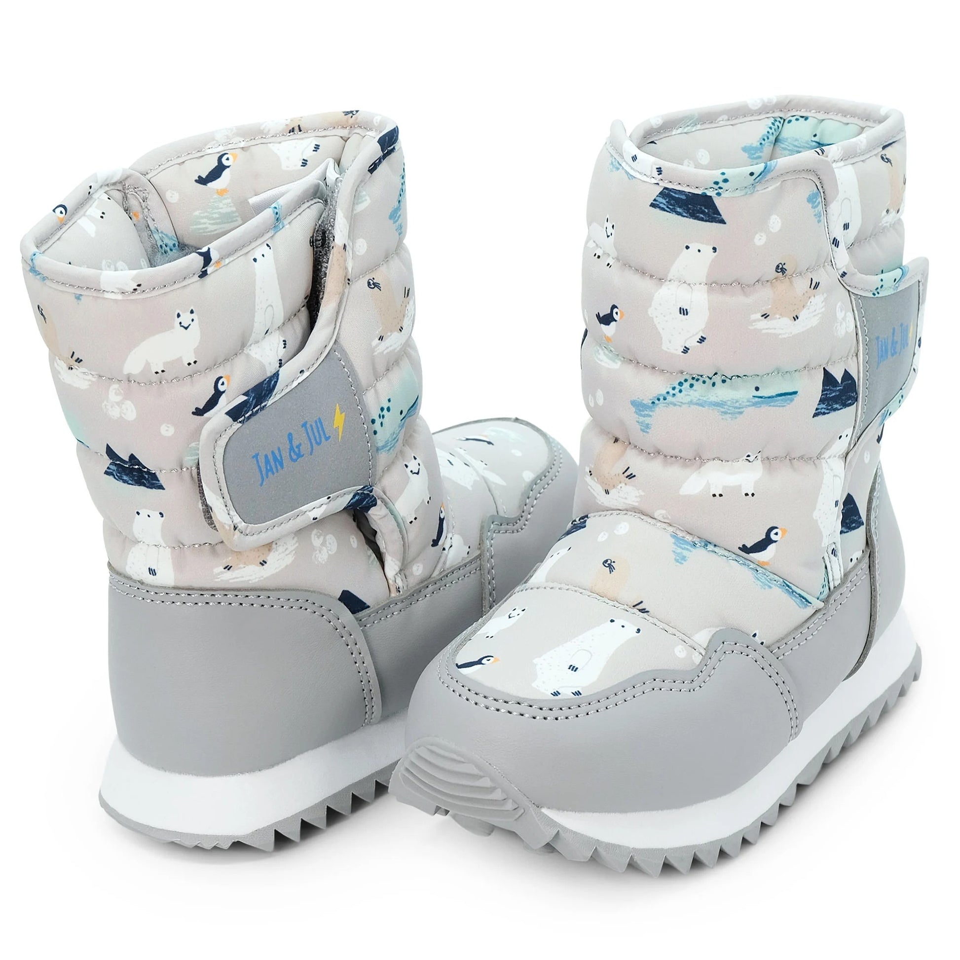 Jan & Jul Kids Tall Puffy Winter Boots Polar Pals