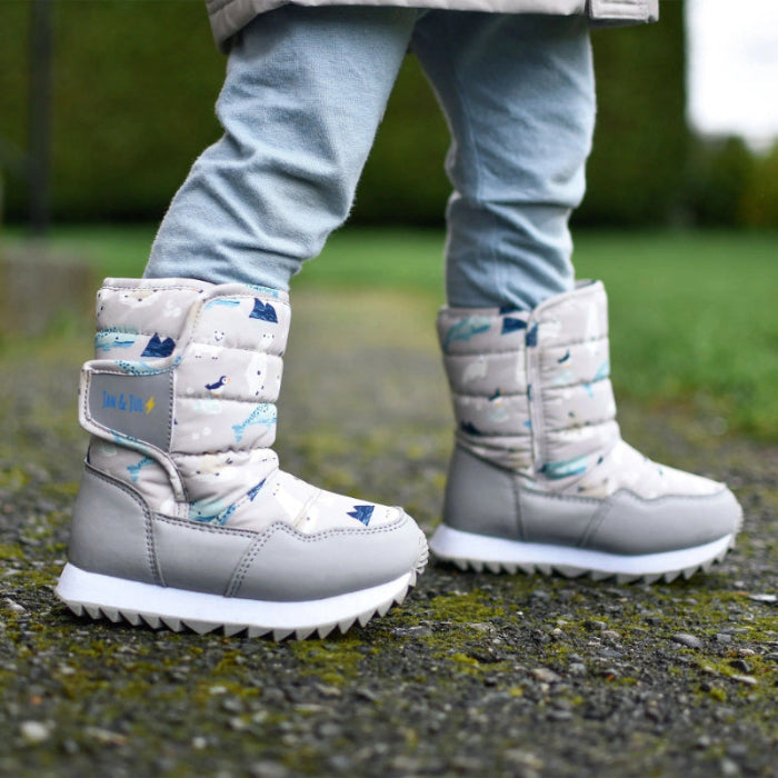 Jan & Jul Kids Tall Puffy Winter Boots Polar Pals