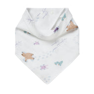 Nest Designs Bamboo Muslin Baby Bandana Bib Snow Angels