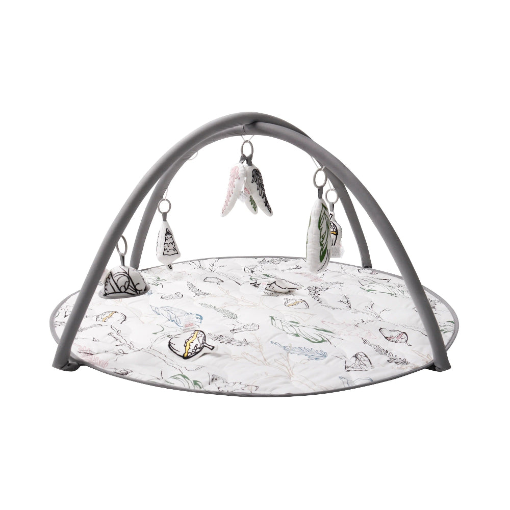 Nest Designs Bamboo Baby Play Mat & Activity Gym Fresh Forest